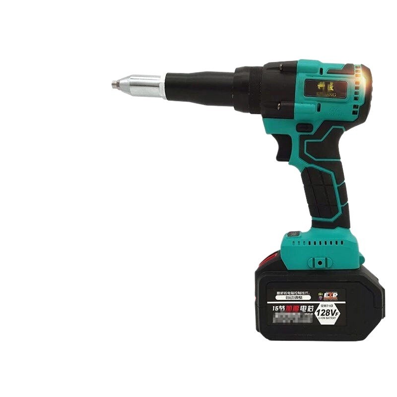 Ꮺ Lithium-ion rivet gun rivet gun universal multi-battery electric ...