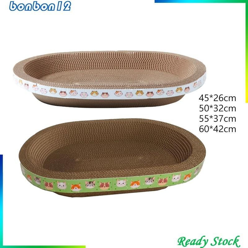 Cardboard cat scratcher bed best sale