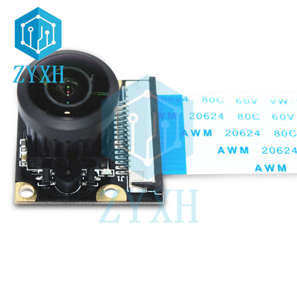 OV5647 Raspberry Pi Camera Module 5MP 1080P 222 Degree Fisheye Lens ...