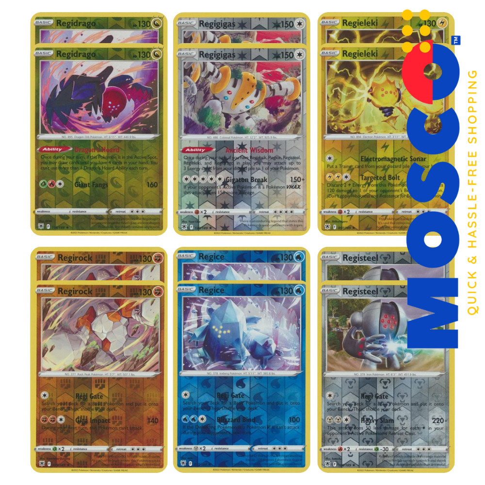 Regis Deck Core | Regigigas Regieleki Regice Regirock Regidrago Registeel |  Pokemon TCG | Shopee Philippines