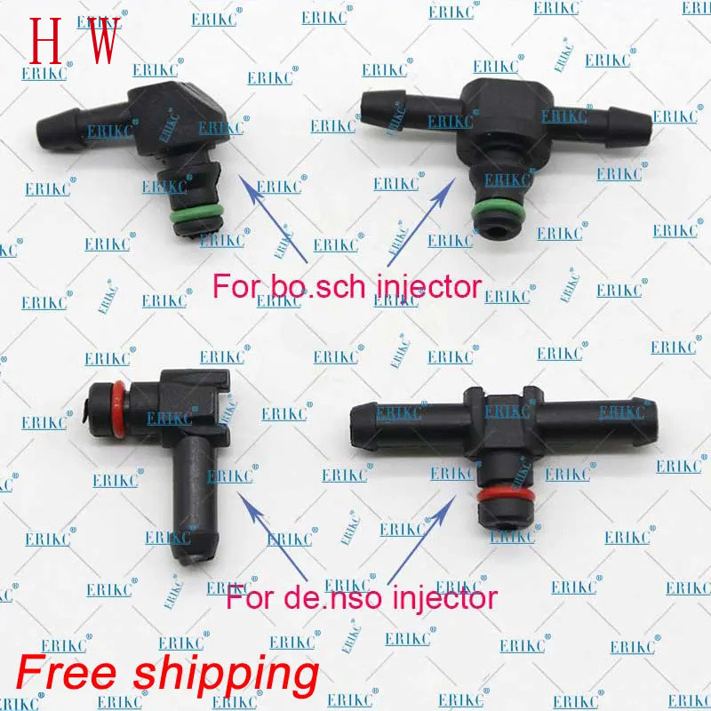 Nozzle Return Oil Backflow Joint Pipe T and L Type for Bosch Denso ...