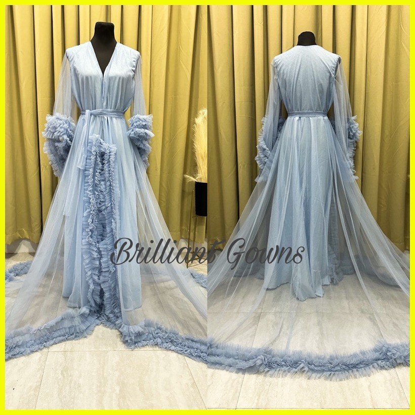 ♞Bridal Robes (Long Train) | Shopee Philippines
