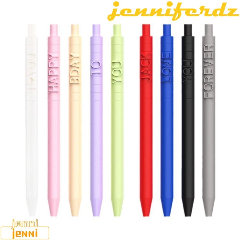 JENNIFERDZ DIY Colorful Letter Pen Set, Alphabet Number Writing Signing