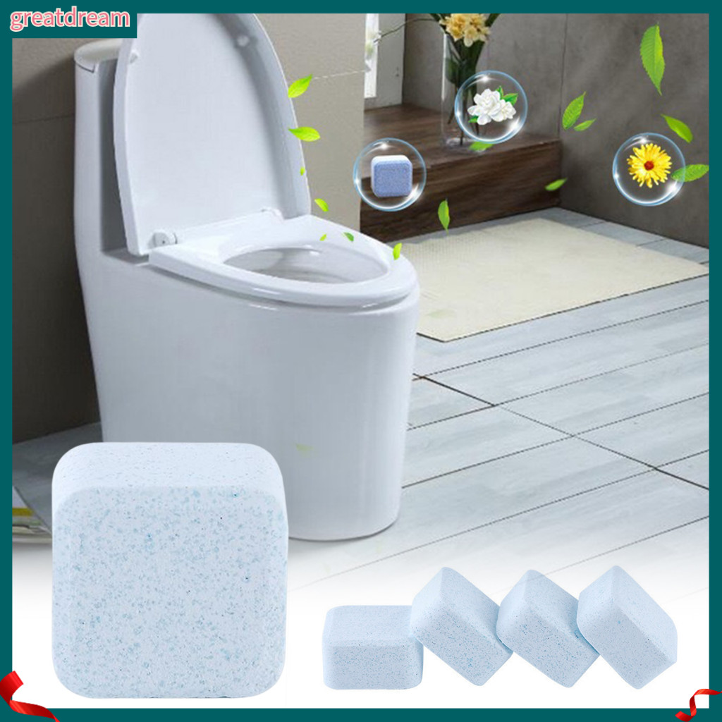 greatdream 10Pcs Descale Toilet Bowl Tablets Bathroom Accessories