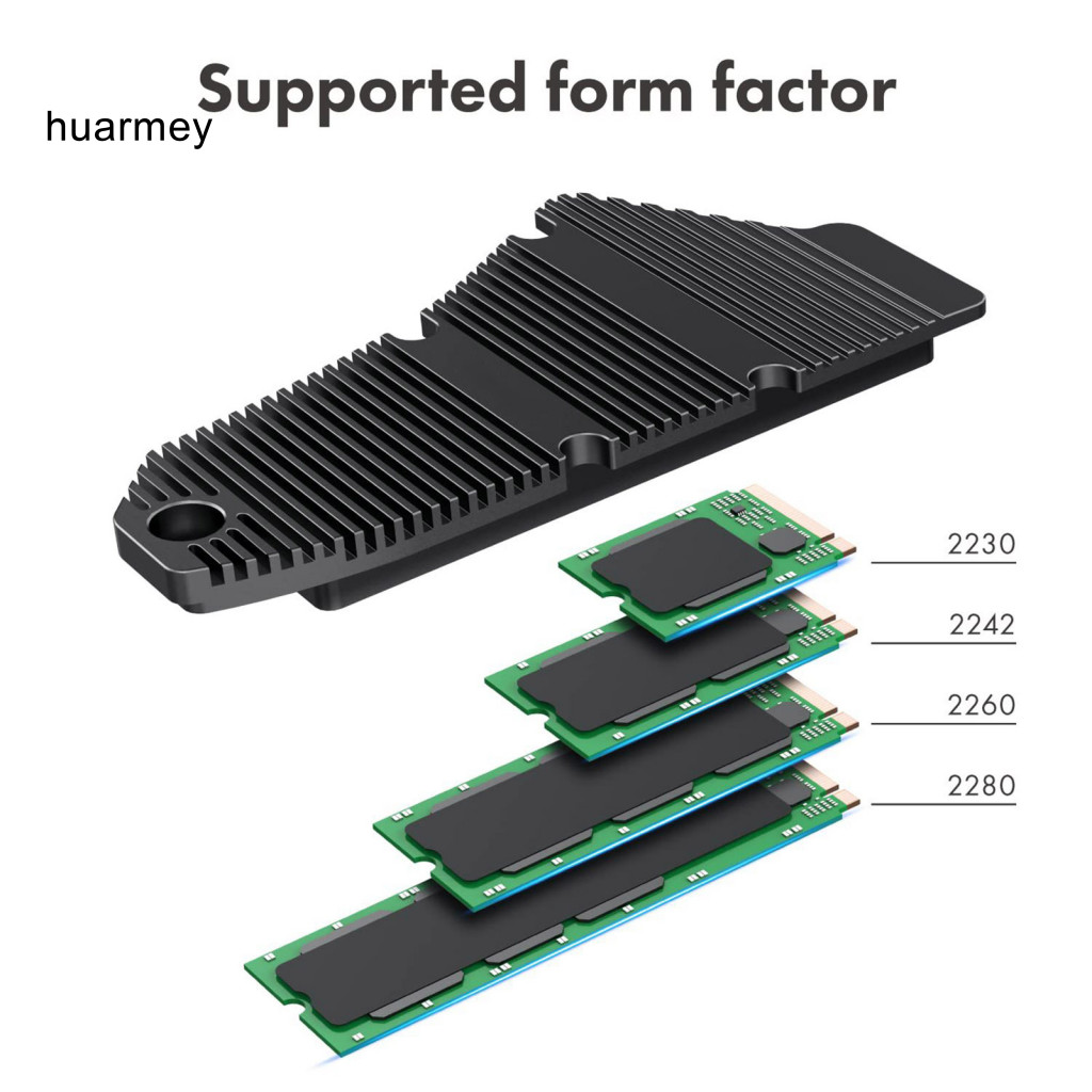 HUARMEY Durable Ssd Heatsink M.2 Nvme 2280 Ssd Heatsink Ps5 M.2 Nvme ...