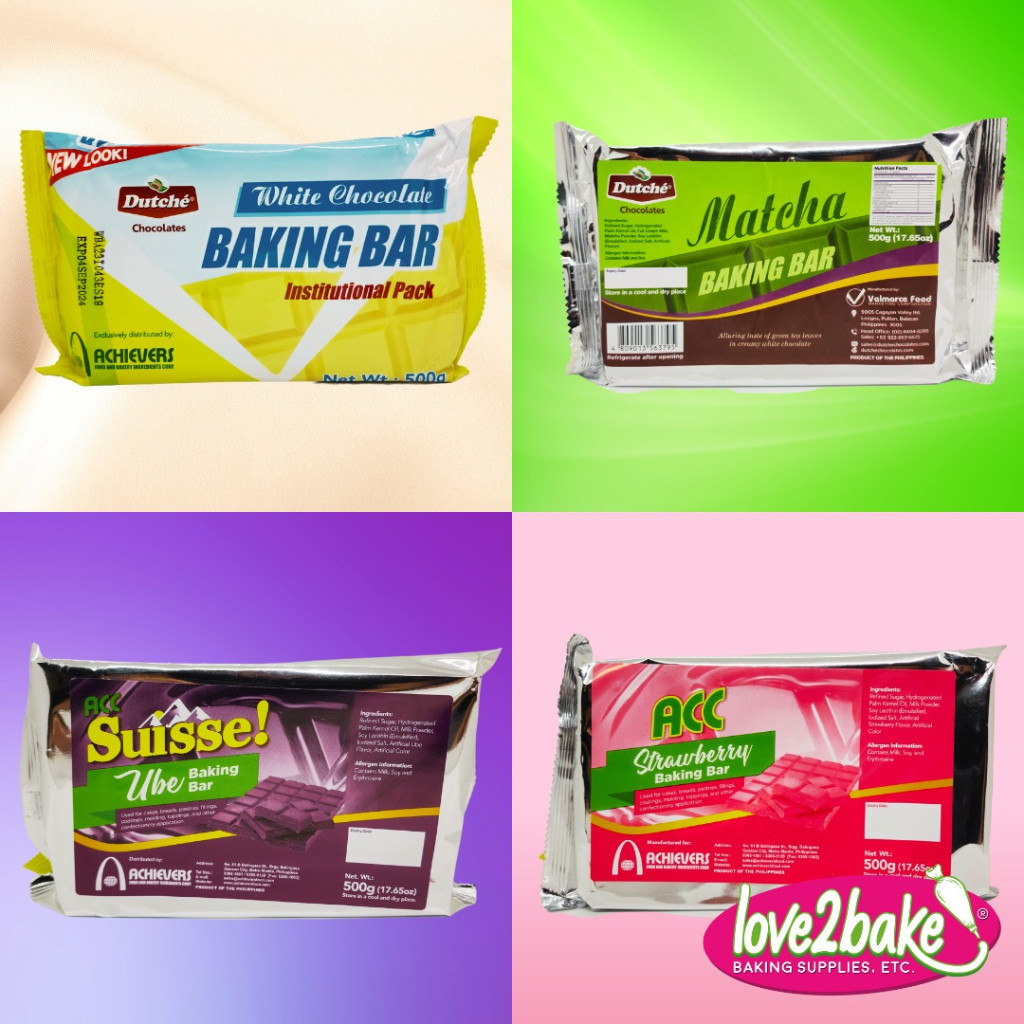 500grams Dutché / ACC Chocolate Baking Bars | Shopee Philippines
