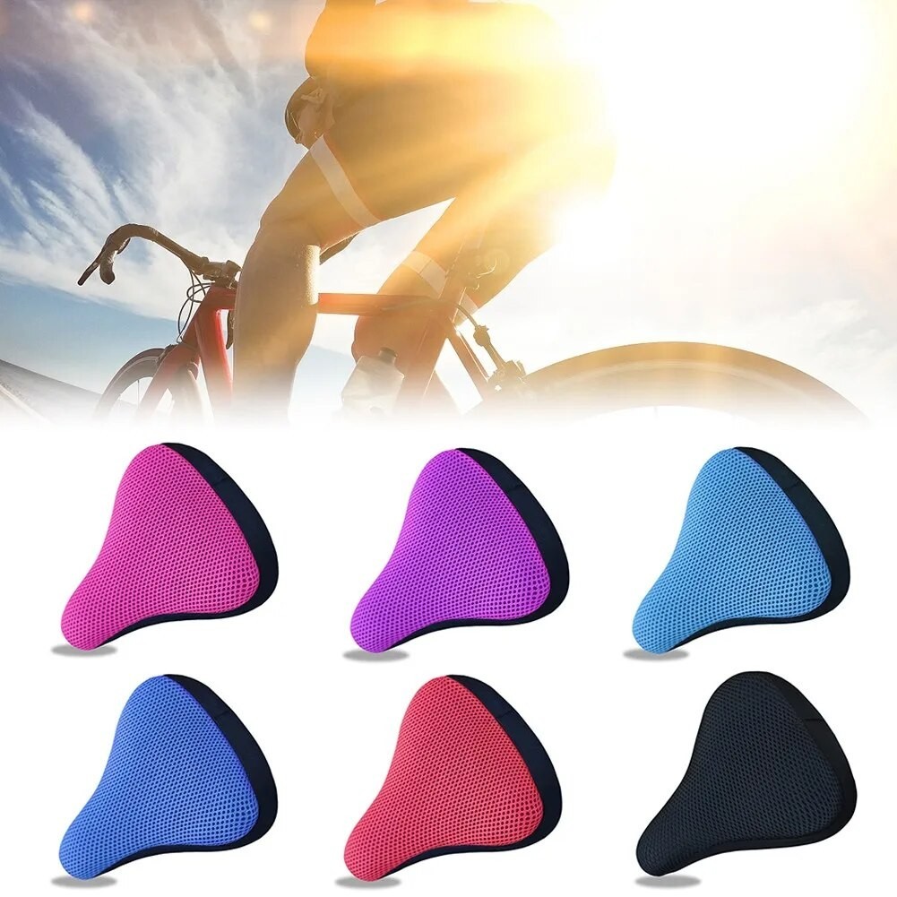 thumbnail image 2 of 3-Piece Bike Seat Cushion Set - 19D, 20D & 3D Gel Pads For Adults, Shock Absorbent & Breathable Cycling Shorts Pads 2 of 13