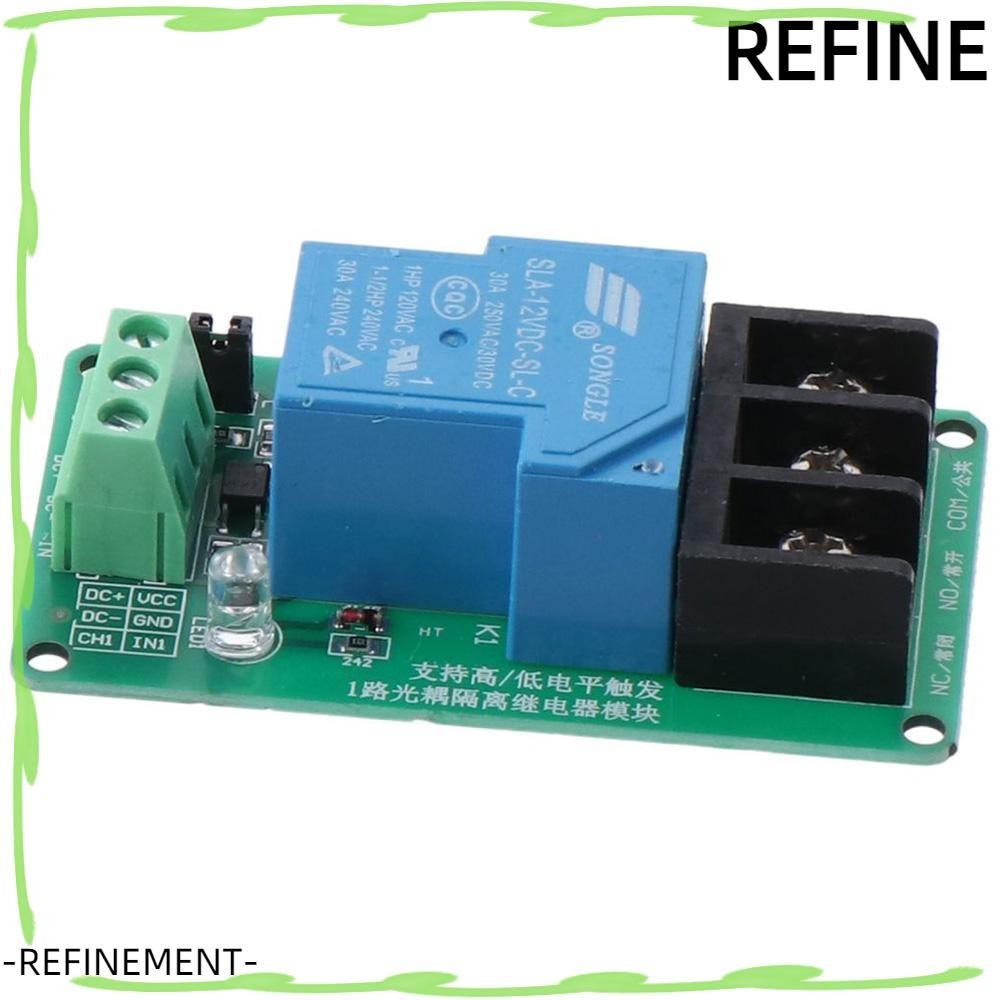 REFINEMENT Relay Module, DC 30V AC 250V 1 Channel Relay Module ...