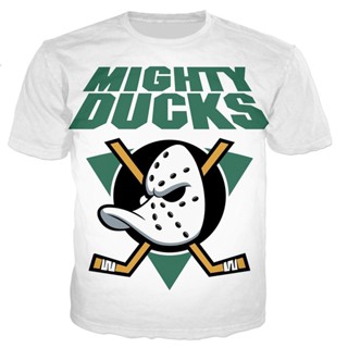2024 New Summer Mighty Duck Funny 3d Printing T-shirt Ice Hockey Movie ...
