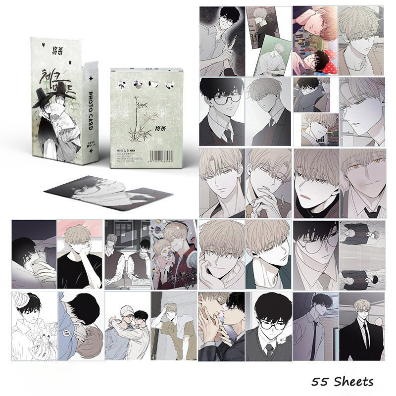 55pcs/set Korean BL Manwha Jinx Postcard, Korean Comics Same Lomo Card ...