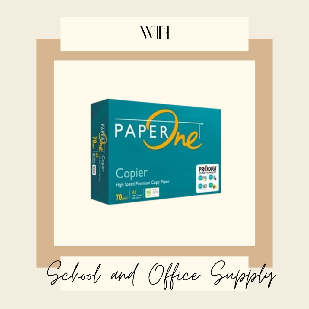 Paperone Copier 70gsm/Sub 20 A5 size per ream | Shopee Philippines