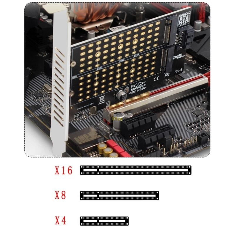 BT PCIE to M 2 Adapter M 2 SSD PCIE Adapter NVME M2 PCIE Converter SSD ...