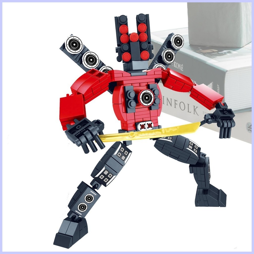 Clockman From Anime Toilet Toilet Luminous Man Titan Electric Drilling ...
