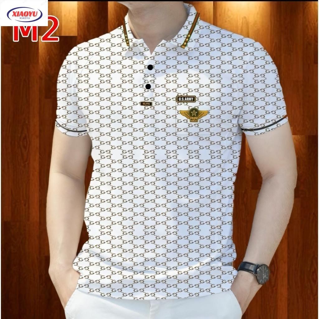 Pattern 7, polo pattern short sleeved print in American style, cool ...