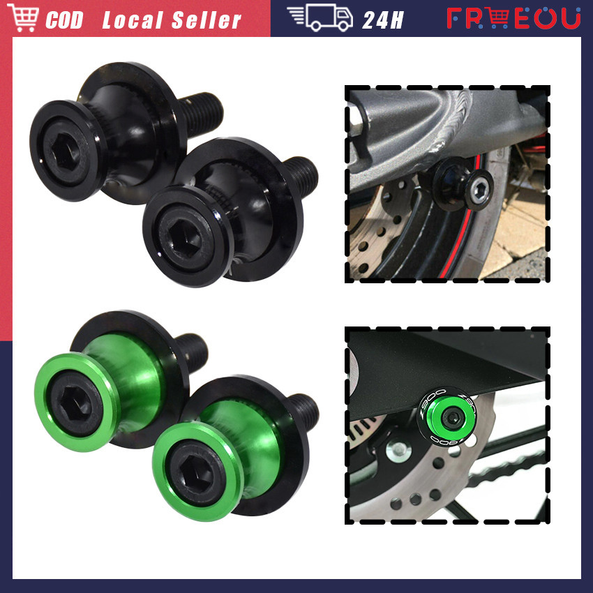 8MM CNC Swing Arm Spool Slider Stand Screws For Kawasaki NINJA 400 650
