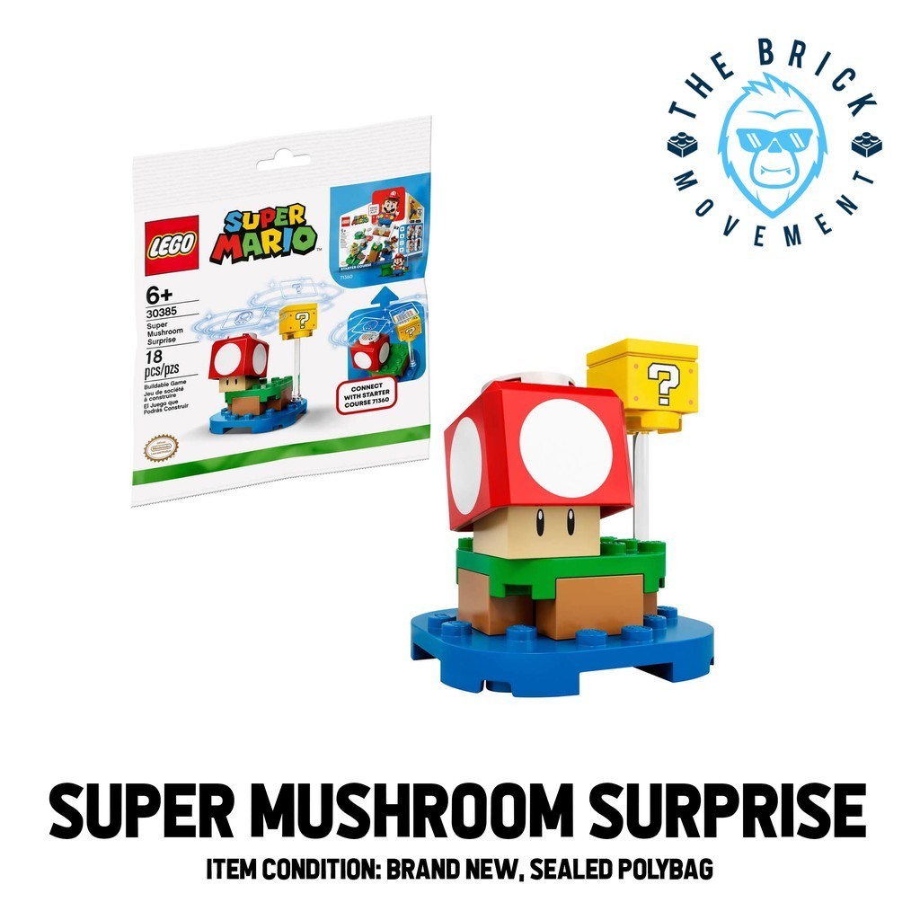 LEGO SUPER MARIO Super Mushroom Surprise Polybag Shopee Philippines