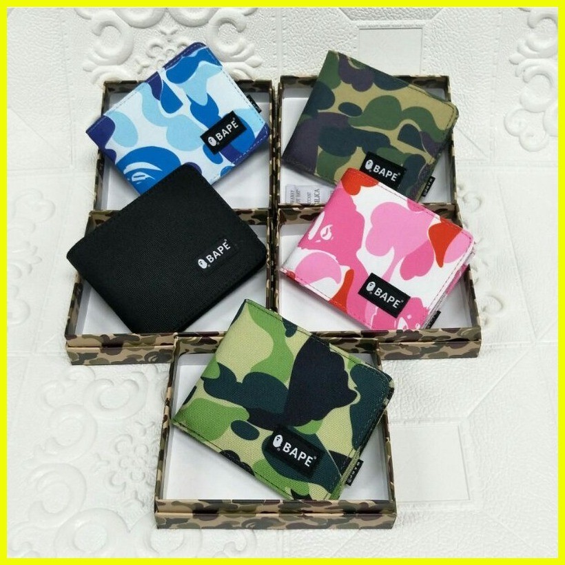 COD SS19 WALLet BATHING BAPE. CARHARTT.for men AUTHENTIC QUALitY