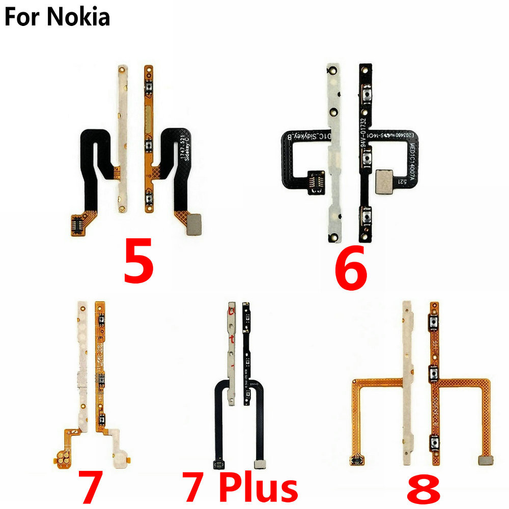 New Power On / Off Button Volume Button Mute Switch Flex Cable For ...