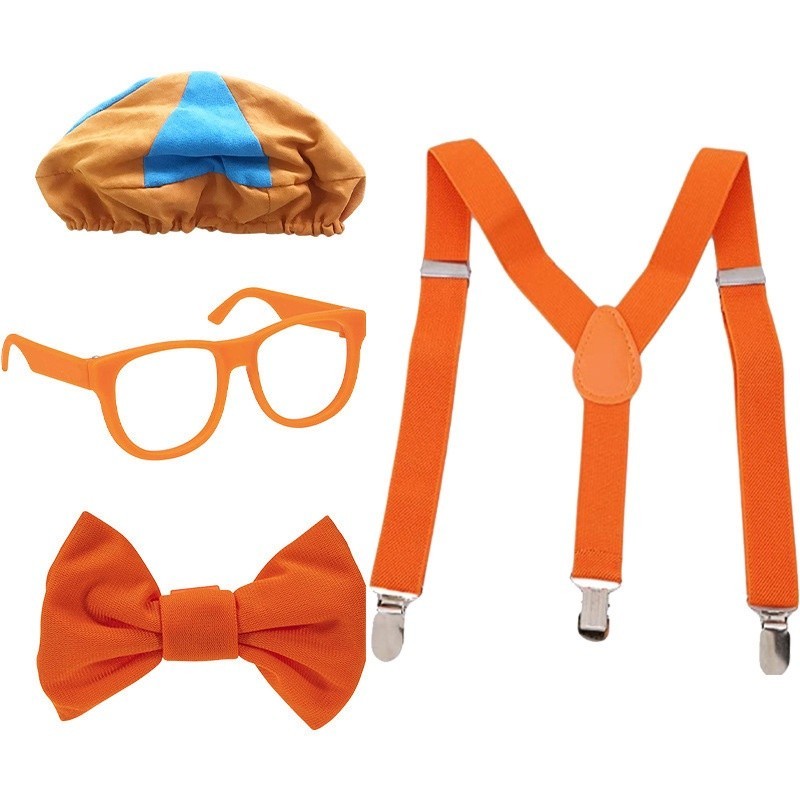 Blippi Costume Roleplay Accessories, Perfect for Dress Up and Play Time ...