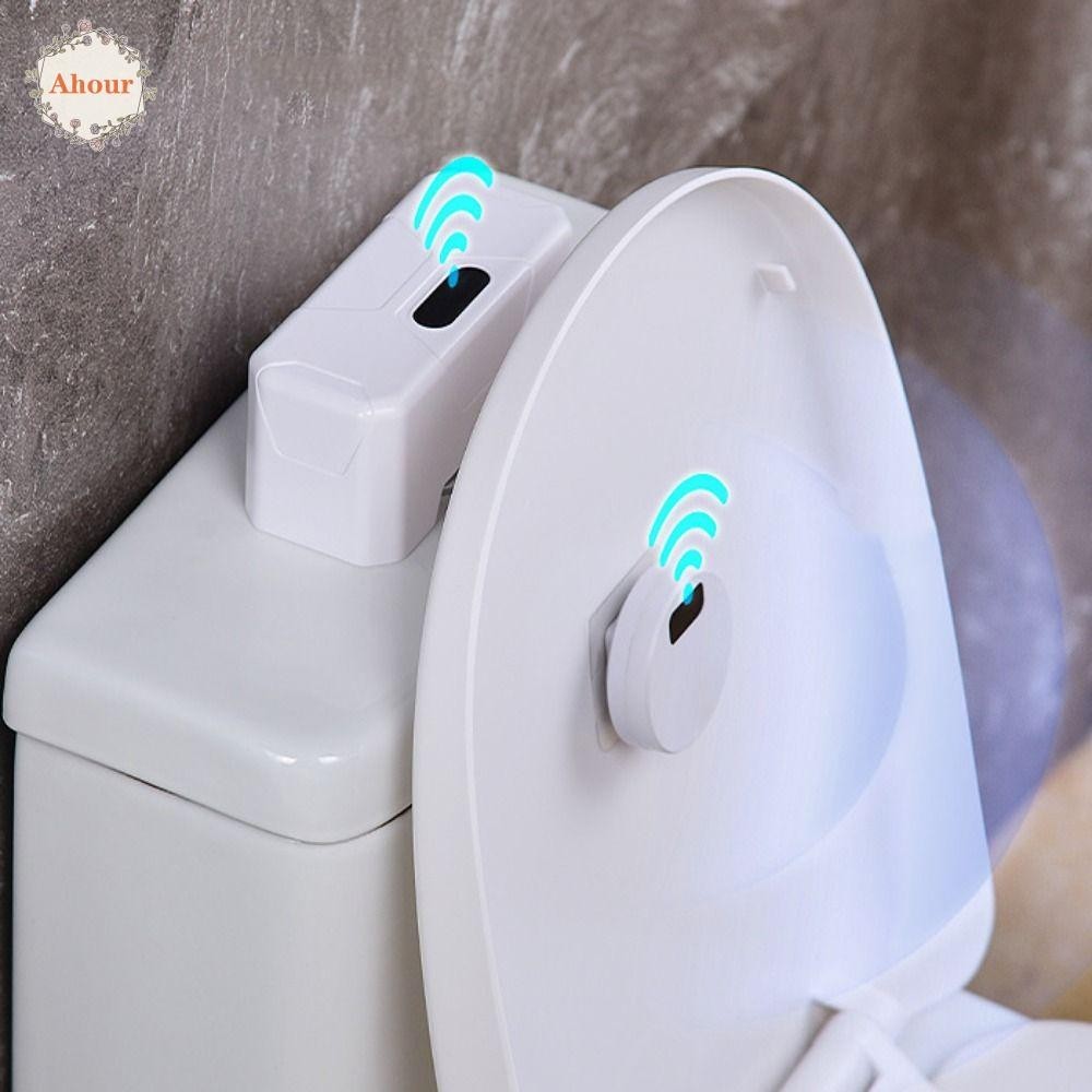 AHOUR Automatic Toilet Flush Button, External Infrared Induction Toilet ...