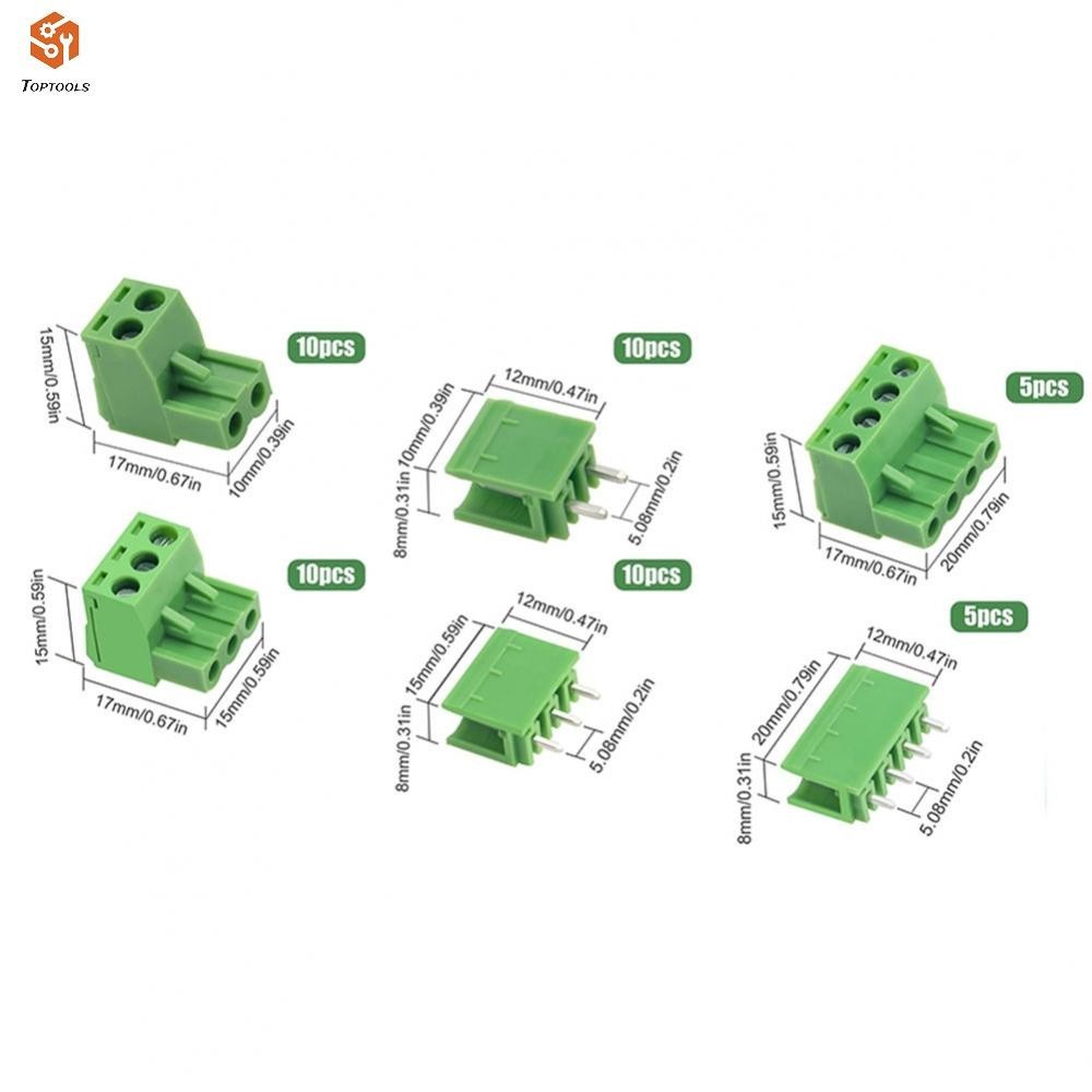 Mm Nominal Voltage PCB Mount Screw Terminal Block Automatic Control Systems Shopee Philippines