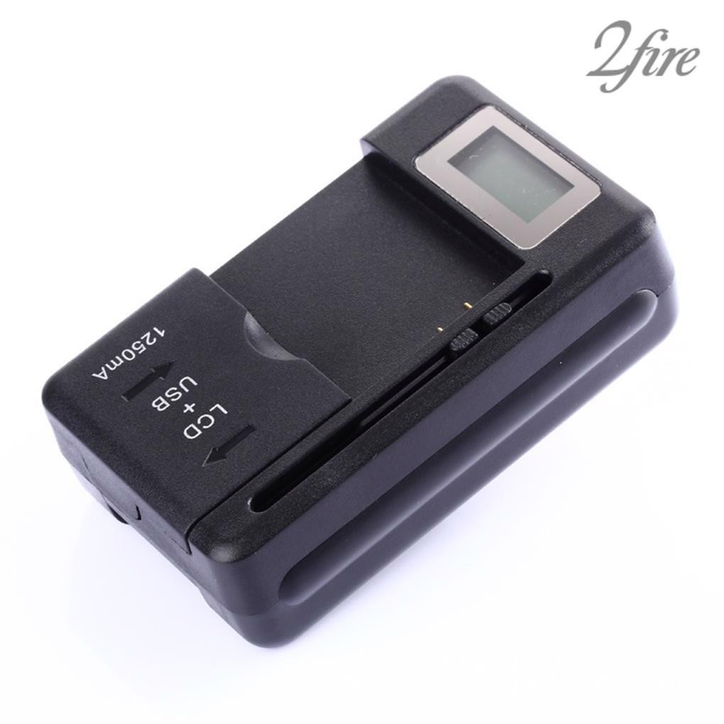 Universal Mobile Battery Charger Usb Port Cell Phones Fast Charging Chargers Fireproof Lcd 1921