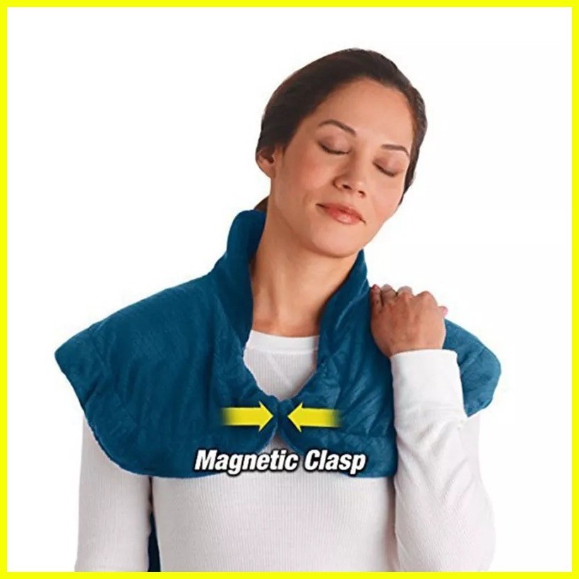 Hot compress electric pad relieves back and shoulder pain and spasm