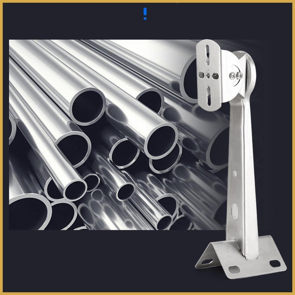 Camera Wall Mount Stainless Steel Mount Pole Metal Solid Robust Base ...