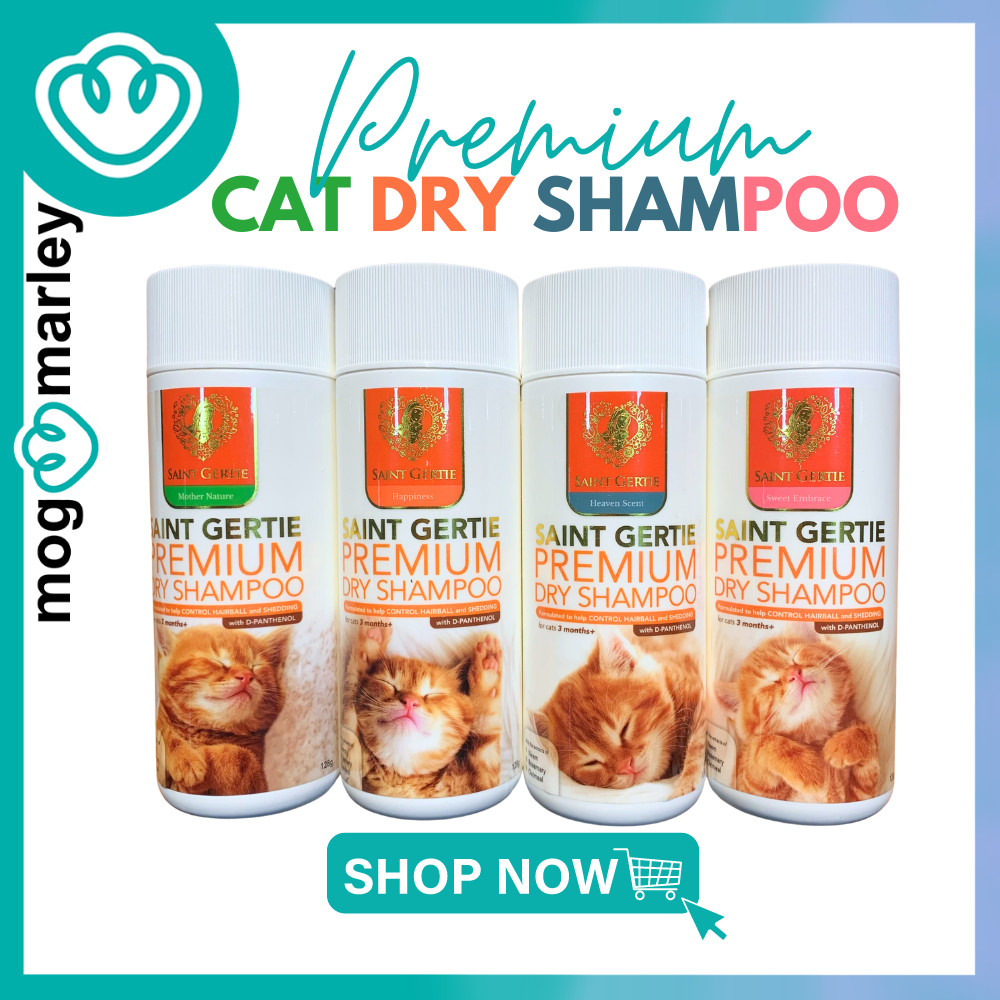 St. Gertie Premium Cat DRY Shampoo 128g mog and marley Shopee Philippines