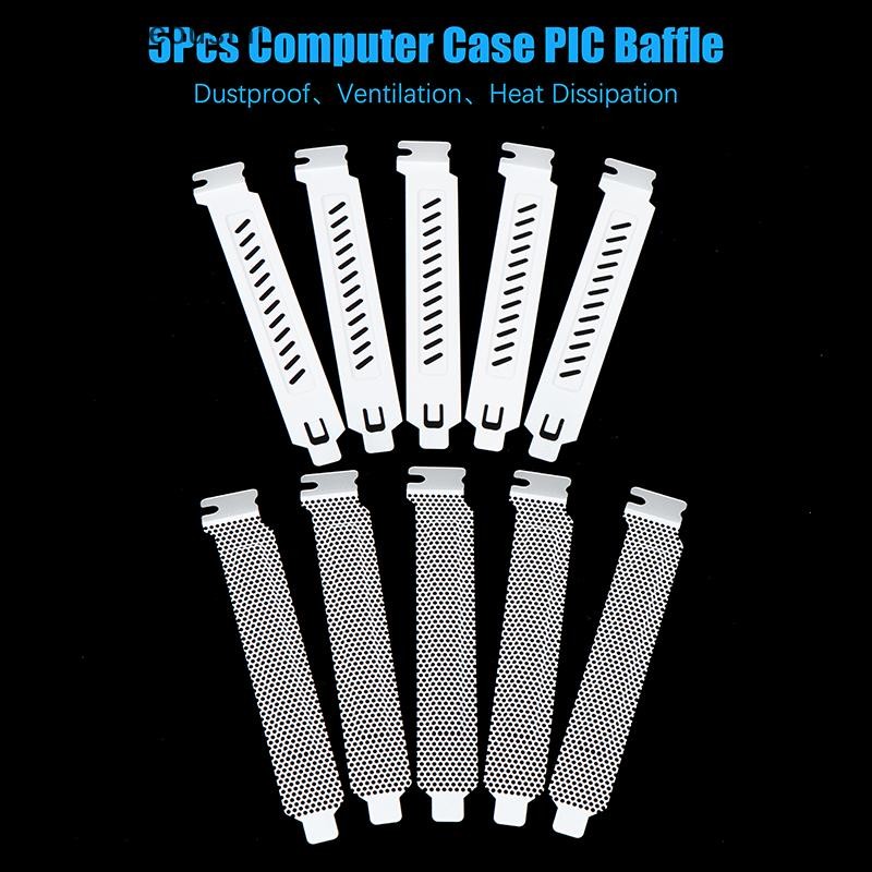 Seph 5Pcs Desktop Computer Host Chassis PCI Cooling Dust Filter Baffle ...