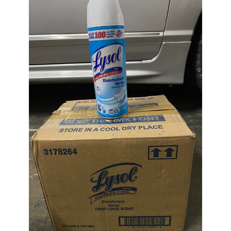 Lysol Crisp Linen Spray 340g Shopee Philippines