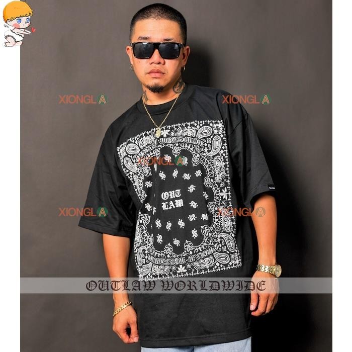 Outlaw Paisley Bandana Pro-club Inspired T-shirt | Shopee Philippines