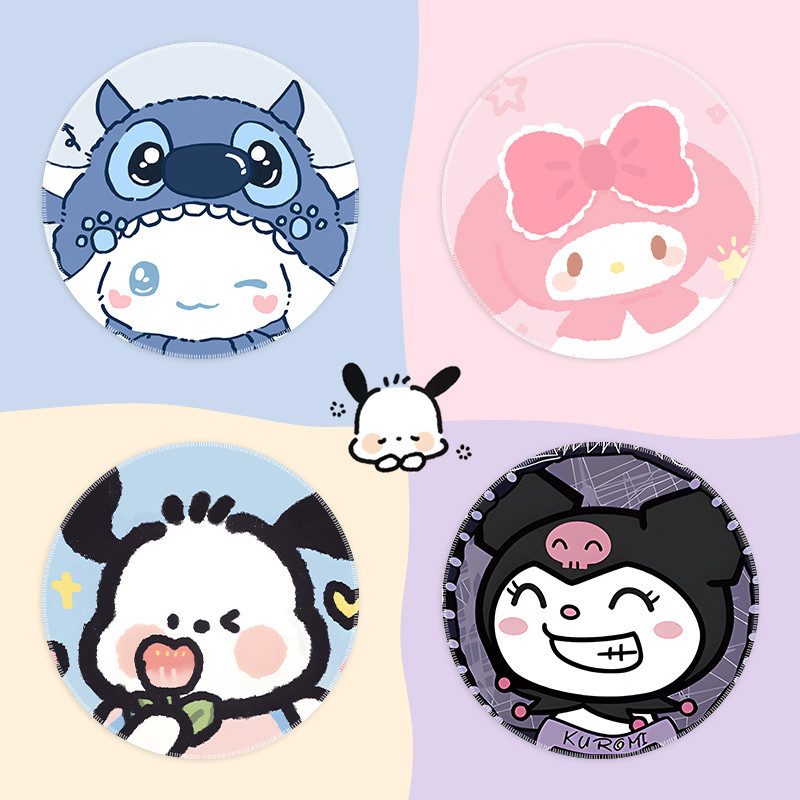 Cute Black Cat Square Mouse Pad,Anime Cat Mouse Pads For Wireless Mouse Desk - View #6