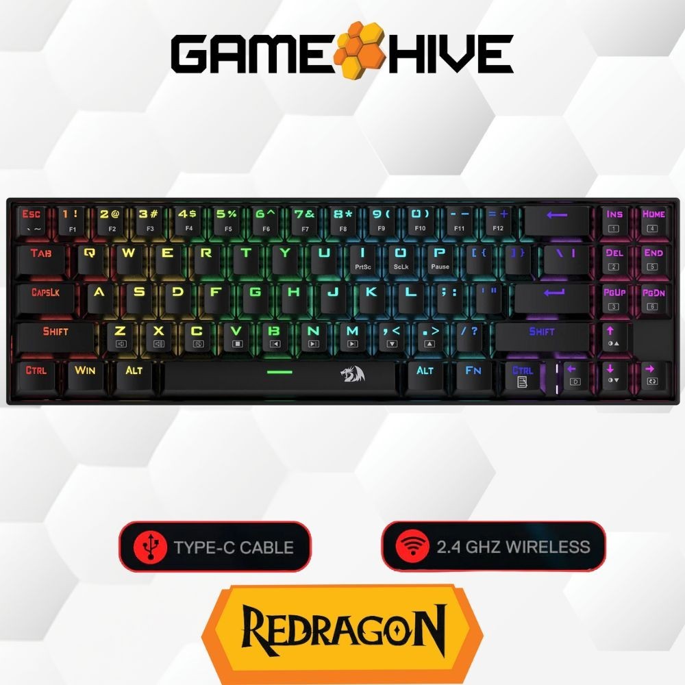 Redragon Deimos K599 Dual Mode 2.4G+Wired | RGB | Mechanical Keyboard ...