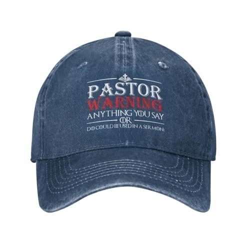 Pastor Warning Hat Pastor Appreciation Gifts for Man Pastor Hat Warning ...