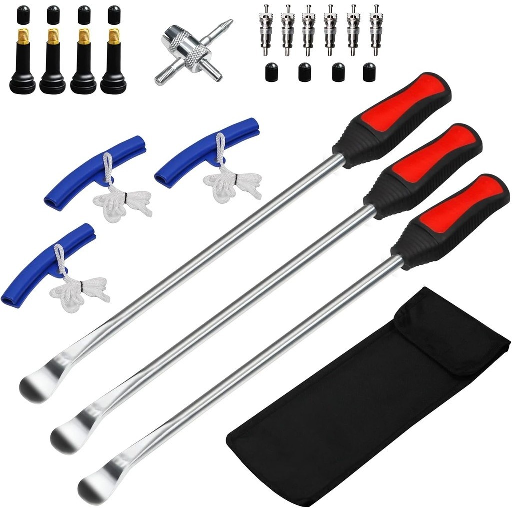 15 Tire Spoons Iron Set Steel Tire Changing Removal Tool for Dirt Bike Lawn Mower Motorcycle Tire Spoon Lever Rim Protector Valve Tool Valve Cores Tire Valve Stem Shopee Philippines