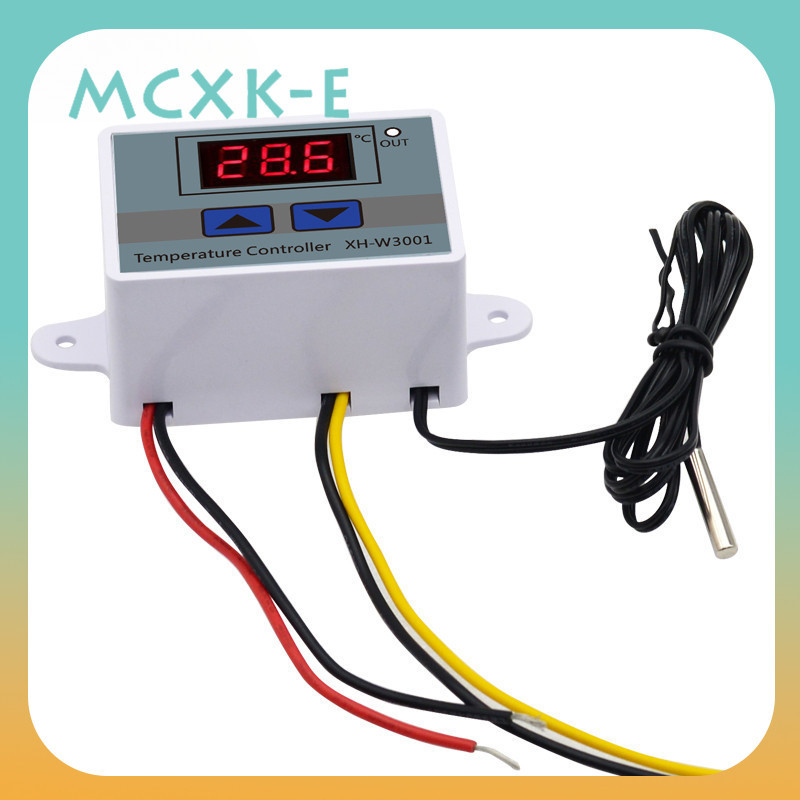 MCXK-E 10A 12V 24V 220VAC Digital LED Temperature Controller XH-W3001 ...