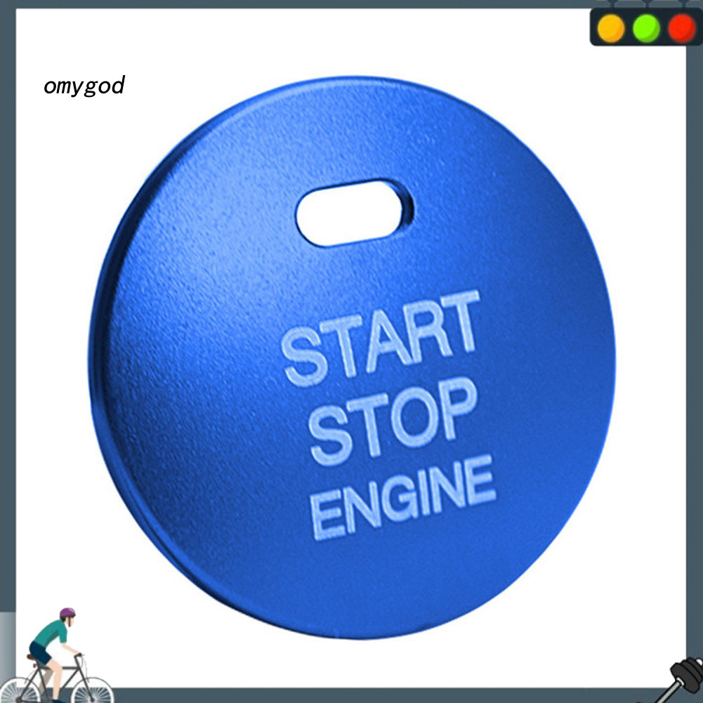 OMG Engine Start Stop Push Button Cover Car Auto Decor Sticker for ...