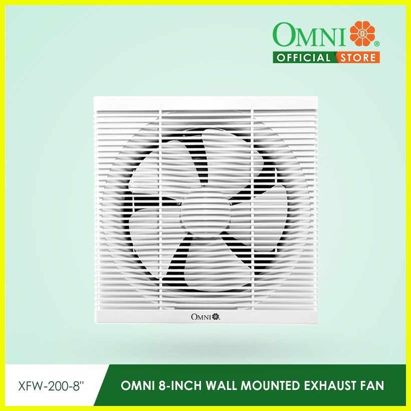♞OMNI 8inch Wall Mounted Exhaust Fan XFW2008" Shopee Philippines