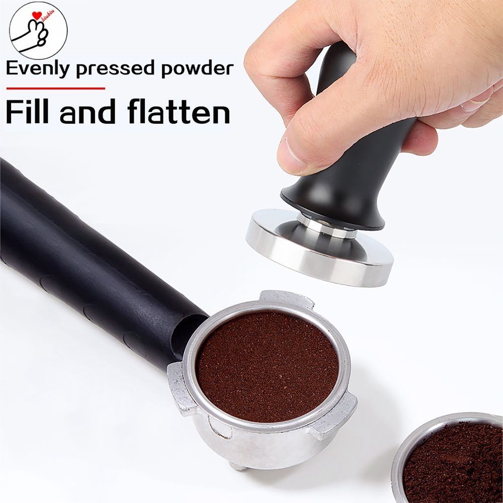Ready From PH】Espresso Coffee Tamper with Spring Stainless Steel 51mm