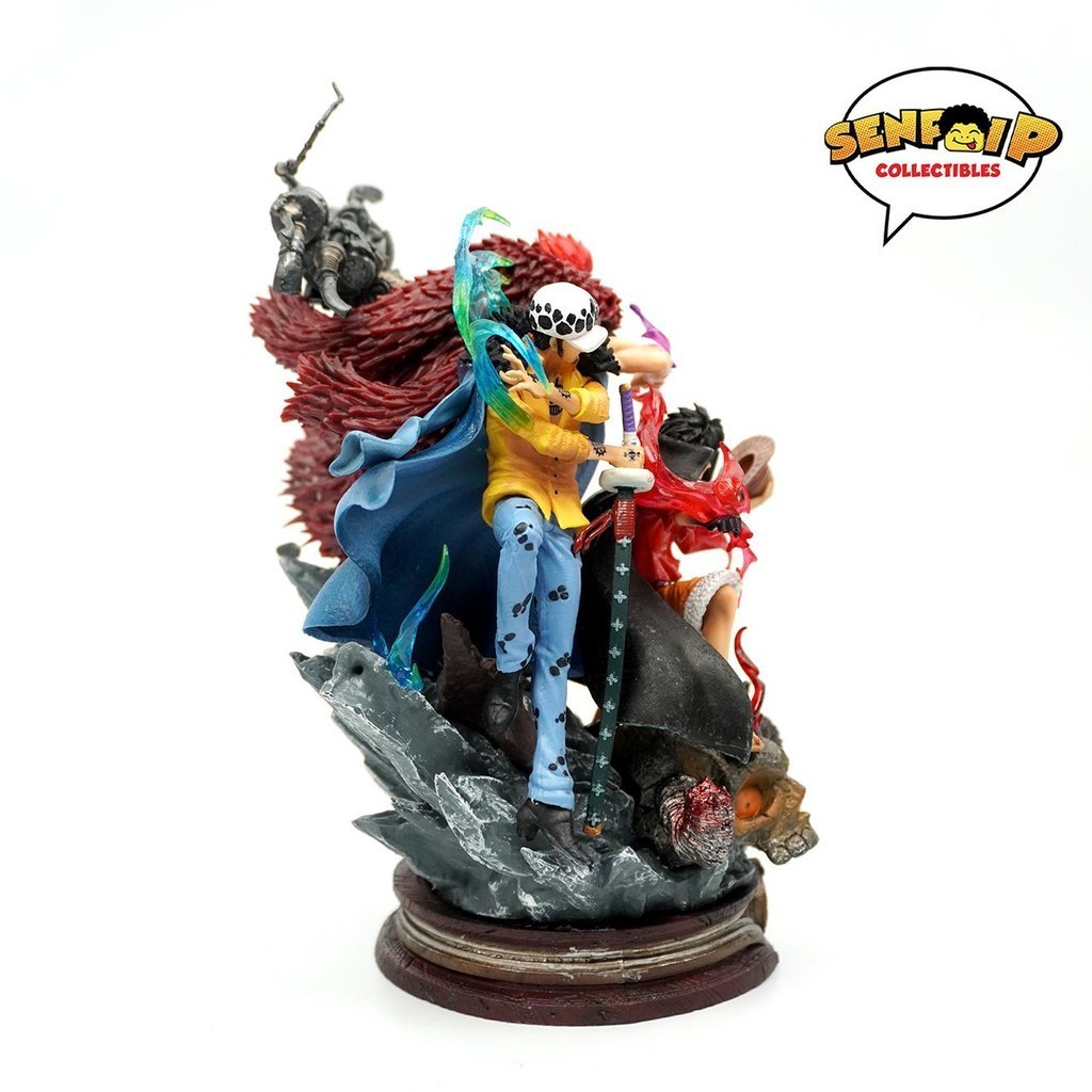 HQKO One Piece Figure Eustass Kid Luffy Law Action Figures PVC The ...
