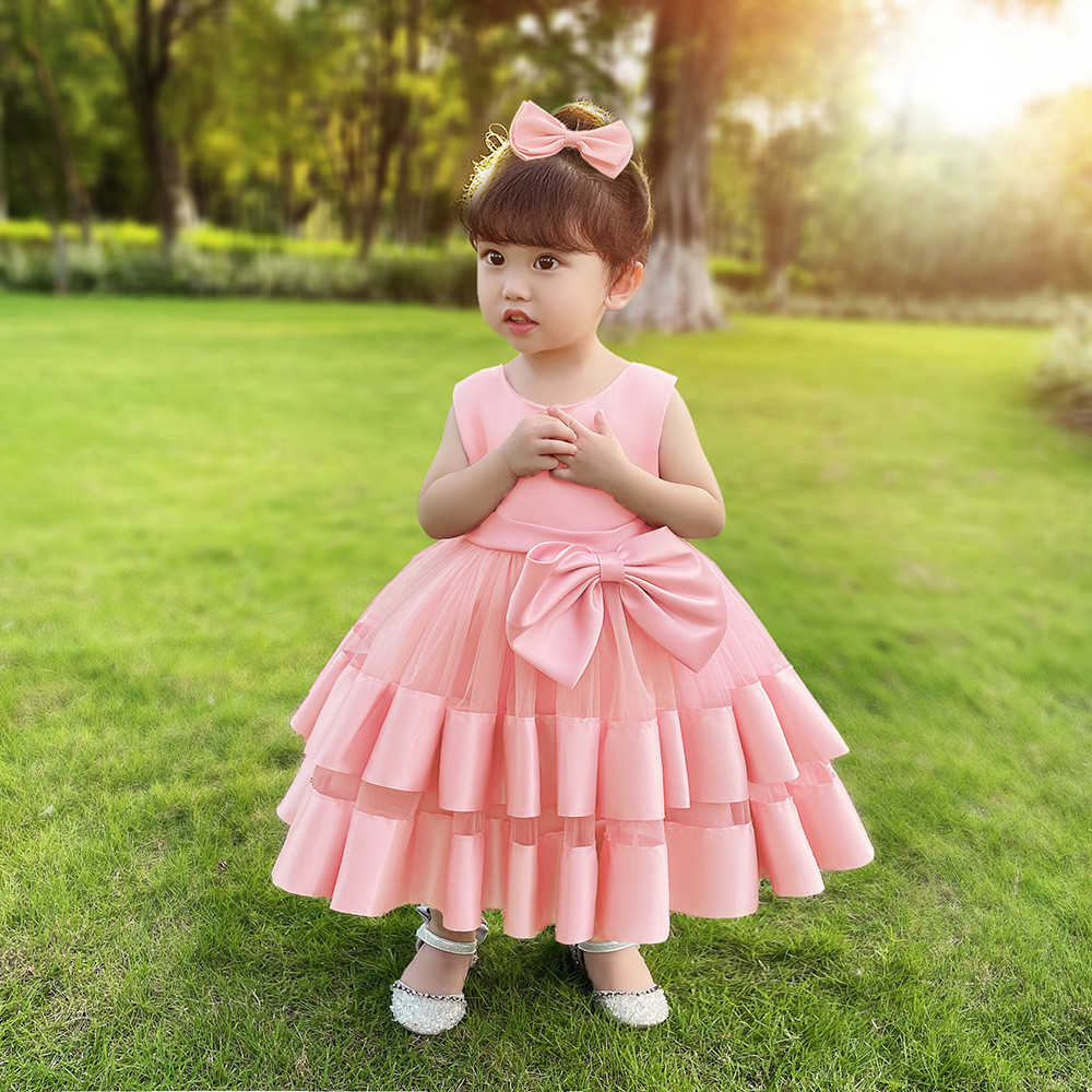 0-4Y Summer Birthday Dress for Years Old Baby Girl Dresses Party and  Wedding Princess Birthday Dress Formal Gown