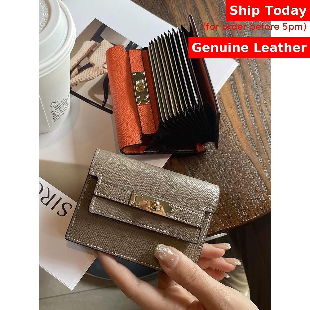 soft vintage leather multi card comp (7887)