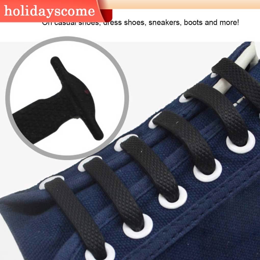 【Hclm】1/2/3/5 16pcs Elastic Shoelaces Tying Free Tool Shoes Accessories ...