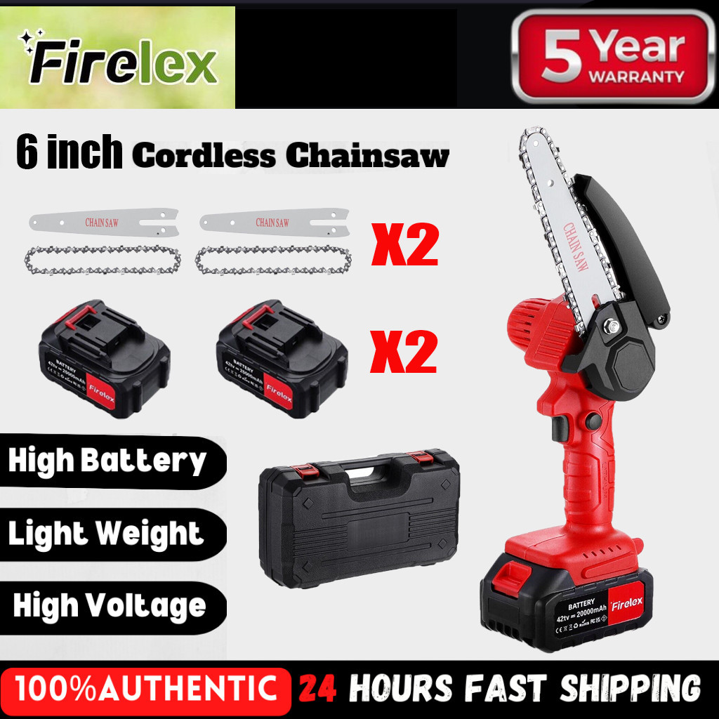 Mini Electric Chainsaw 6 Inch Cordless Portable Chainsaw Handheld ...