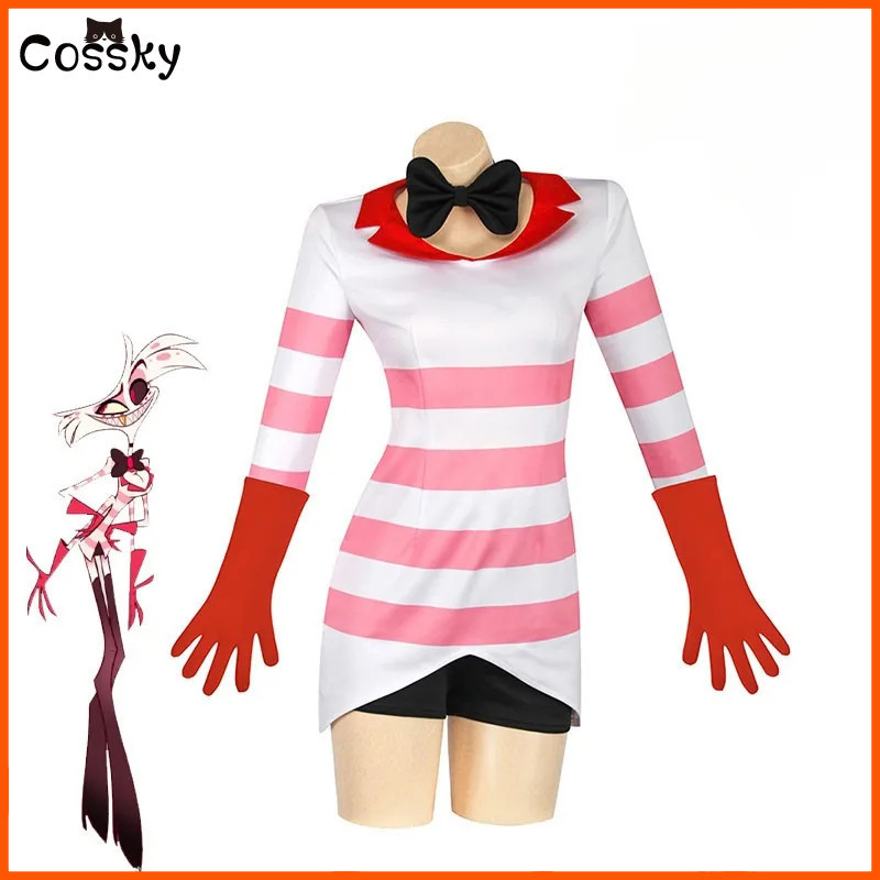 Hazbin Hotel Cosplay Costume Charlie Morningstar Vaggie Angel Dust ...