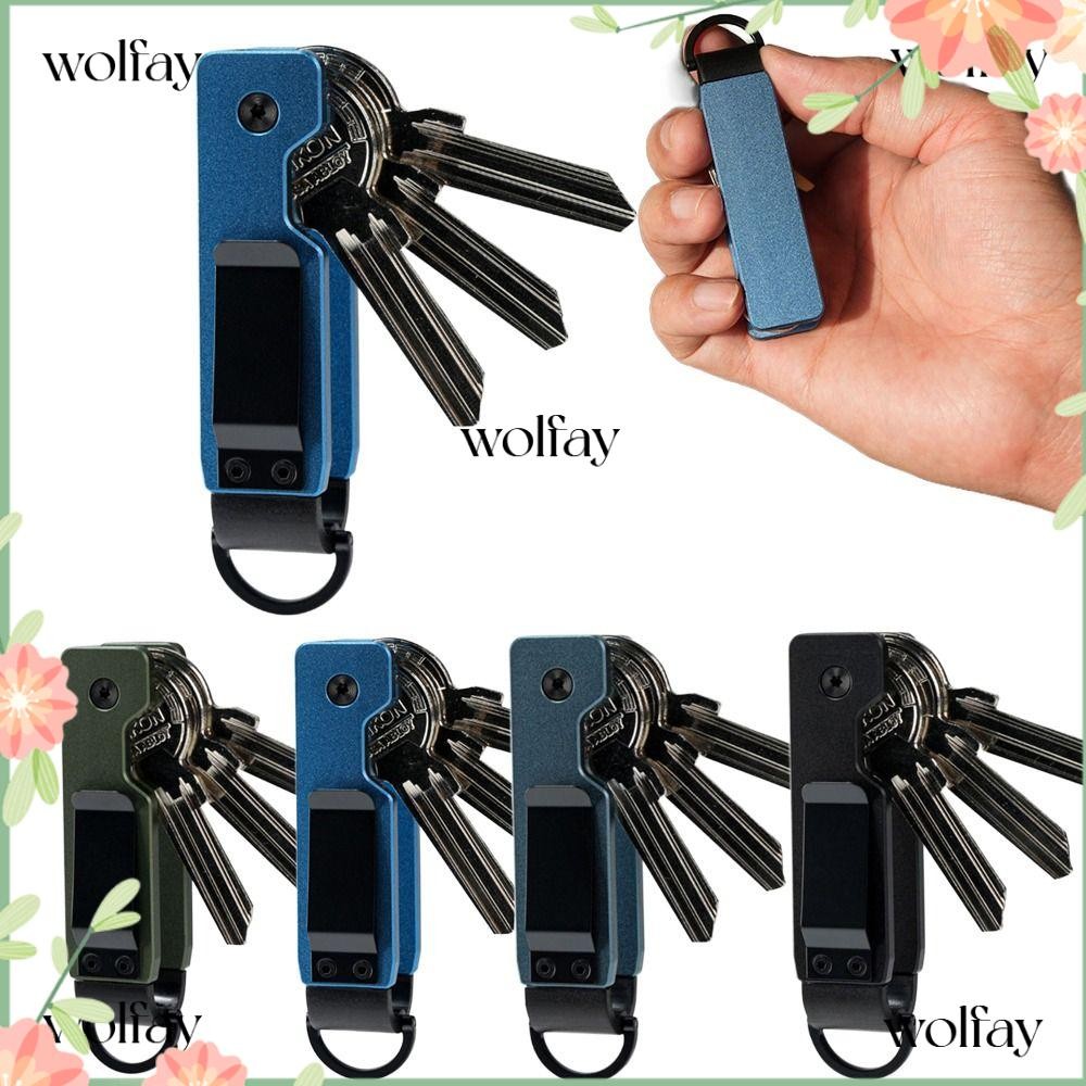 WOLFAY Key Organizer, Holds 2-5 Keys Metal Key Holder, Smart Minimalist ...
