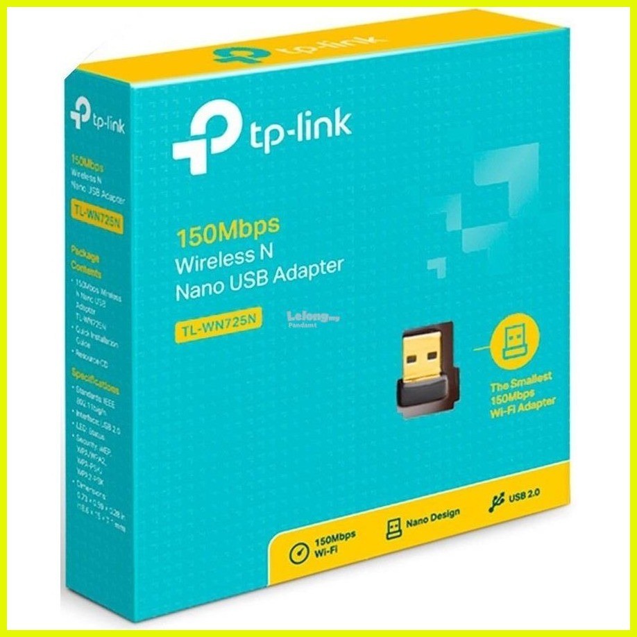 TP-Link TL-WN725N 150Mbps Wireless N Nano USB Adapter | Shopee Philippines