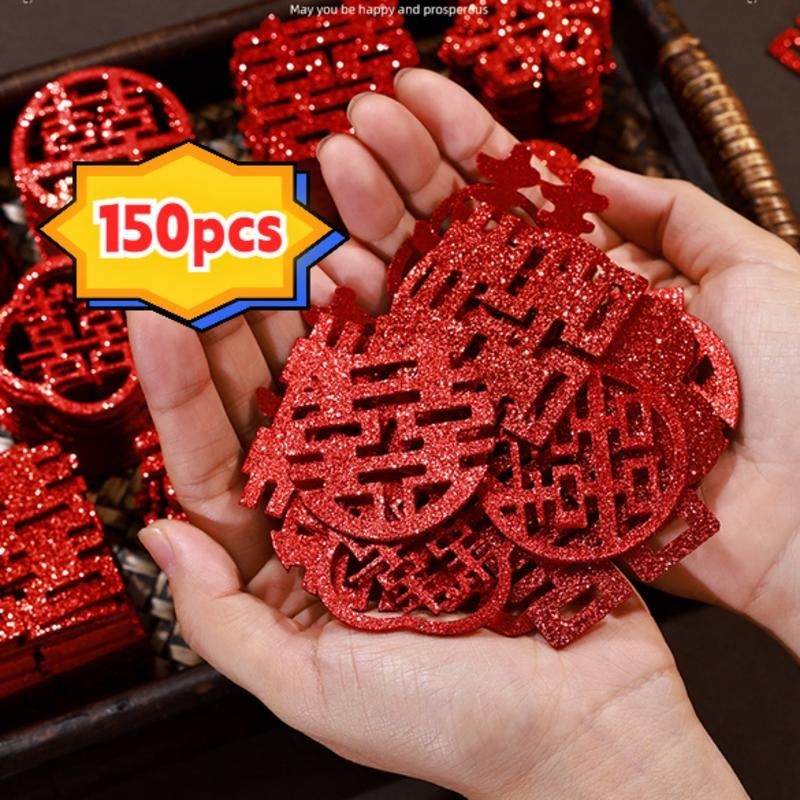 Mini Small Xi Sticker Chinese Wedding Decoration Living Room Decor ...