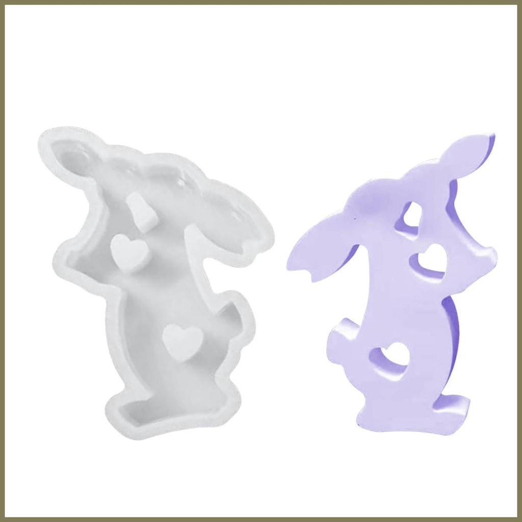 Easter Bunny Silicone Mold Adorable Bunny Silicone Mold For Easter DIY ...